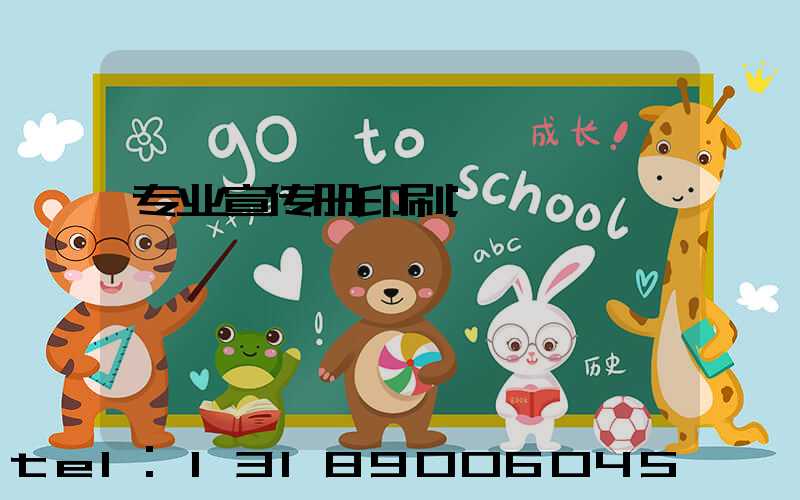 专业宣传册印刷