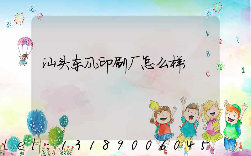 汕头东风印刷厂怎么样