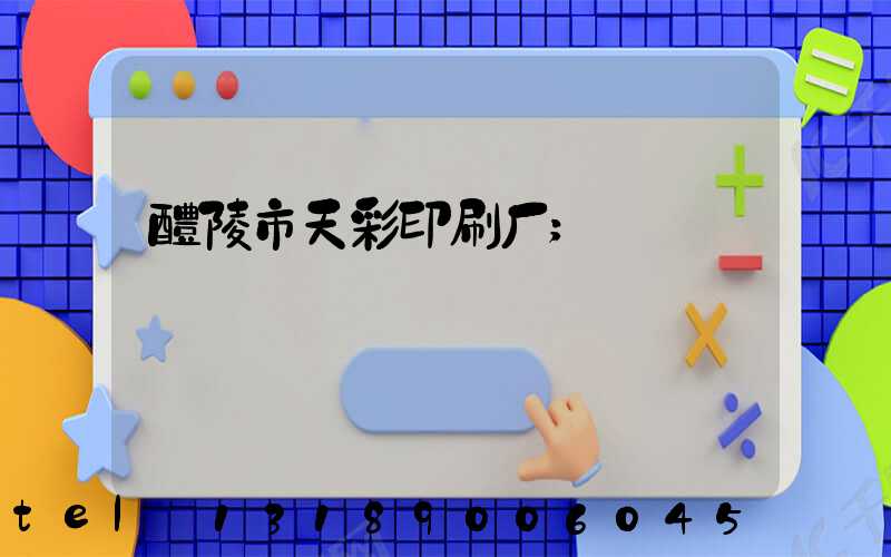 醴陵市天彩印刷厂